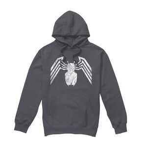 Venom Unisex Adult Emblem Hoodie / Charcoal